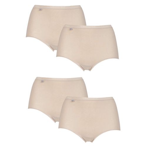 Sloggi Basic+ Maxi Brief 3 Pack + 1 Free - Skin