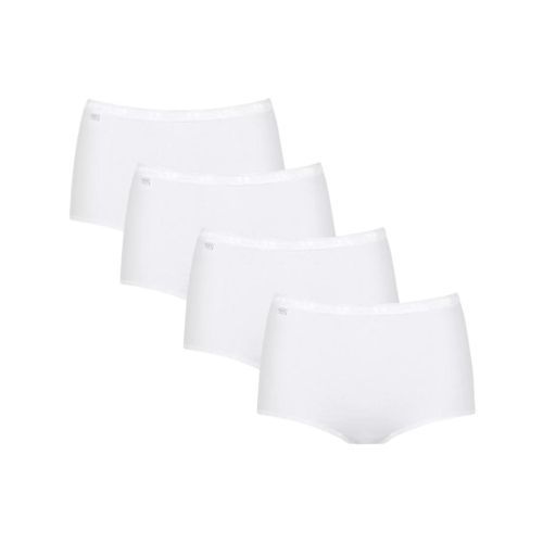 Sloggi Basic+ Maxi Brief 3 Pack + 1 Free - White