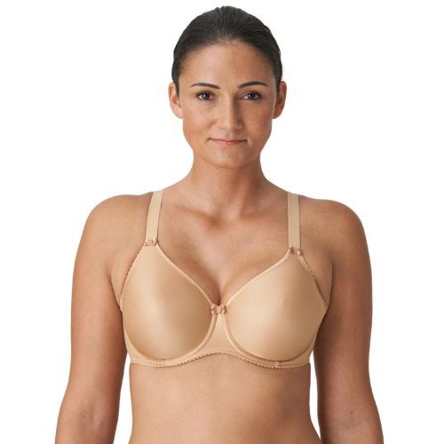 Prima Donna Satin Non Padded Full Cup Bra - Cognac