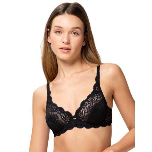 Triumph Amourette 300 Underwired Bra - Black