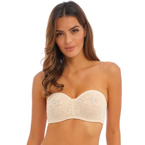 Wacoal Halo Lace Strapless Bra - Nude