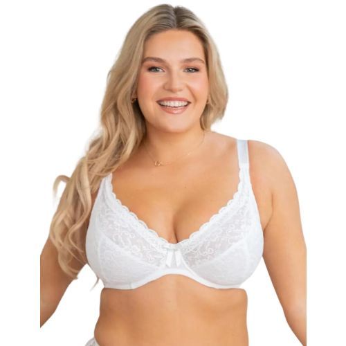 Pour Moi Rebel Underwired Plunge Bra - White