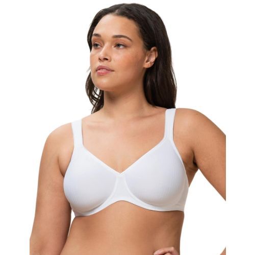 Triumph Modern Soft + Cotton Wired Bra - White