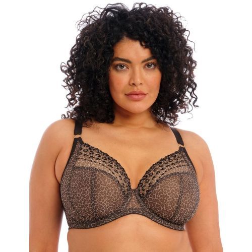Elomi Matilda Underwired Plunge Bra - Leopard