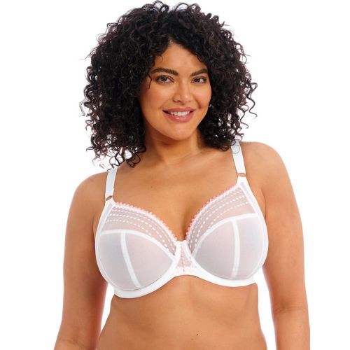 Elomi Matilda Underwired Plunge Bra - White