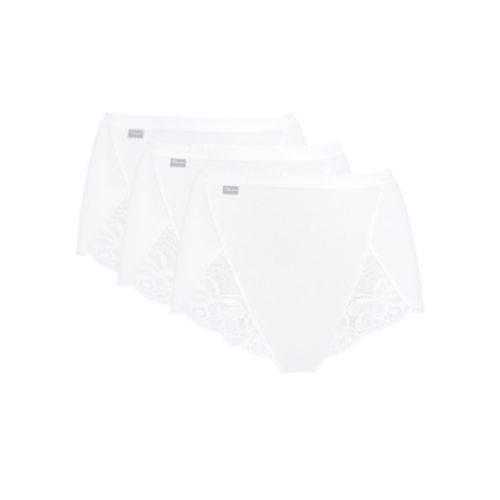 Playtex Cotton Feminine Maxi Brief 3 Pack - White