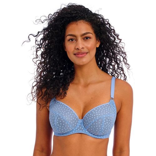 Freya Starlight Side Support Bra - Cornflower
