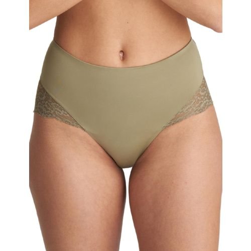 Marie Jo Color Studio High Waist Shapewear Brief - Golden Olive