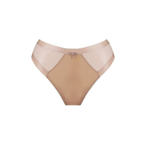 Pour Moi Viva Luxe High Leg Brief - Toffee