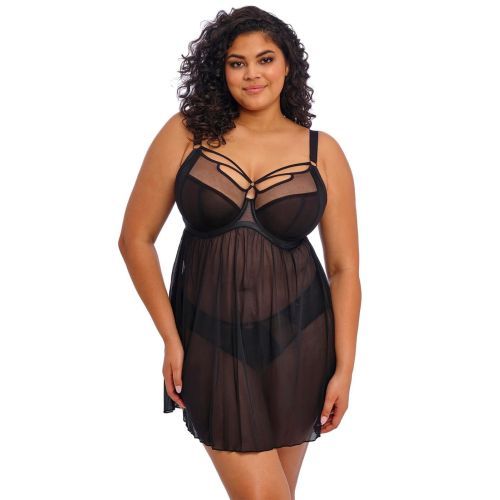 Elomi Sachi Babydoll - Black