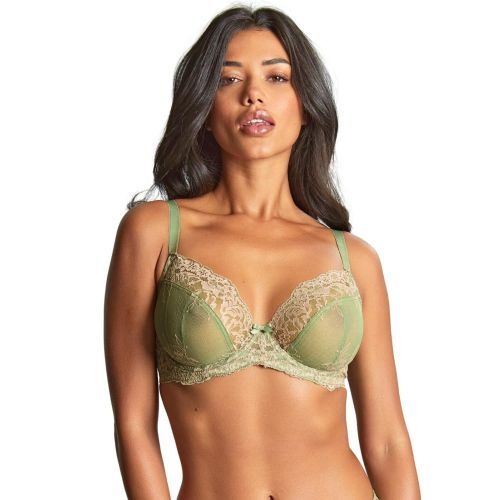 Panache Ana Non Padded Plunge Bra - Sage/Sand