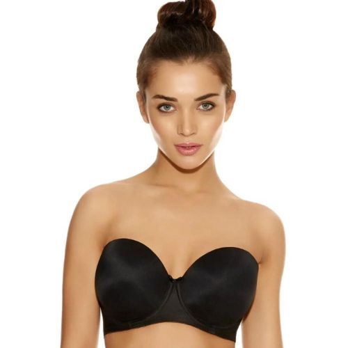 Freya Deco Moulded Strapless Bra - Black