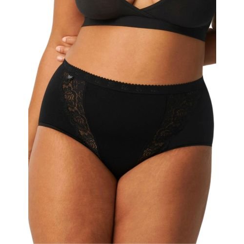 Sloggi Chic Maxi Brief 4 Pack - Black