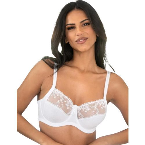 Pour Moi Imogen Rose Full Cup Bra - White