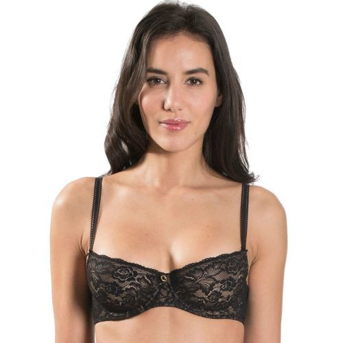 Aubade Rosessence Half Cup Bra - Noir