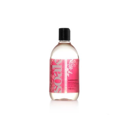 Soak Full Size No Rinse Lingerie & Swimwear Wash - 375ml - Celebration (375ml)