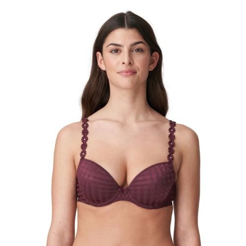 Marie Jo Avero Padded Plunge Bra - Wine