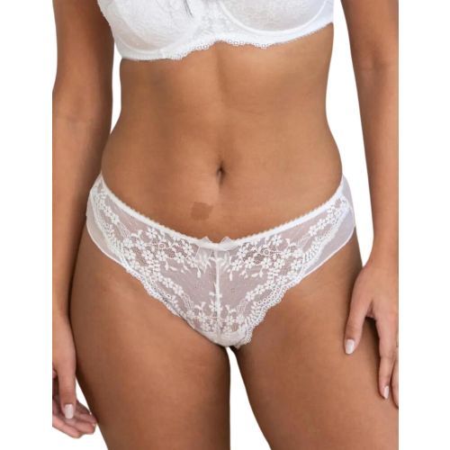 Pour Moi Flora Brazilian Brief - White
