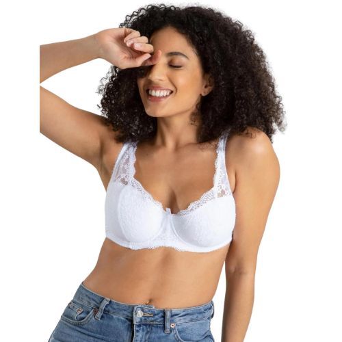 Pour Moi Flora Lightly Padded Underwired Bra - White