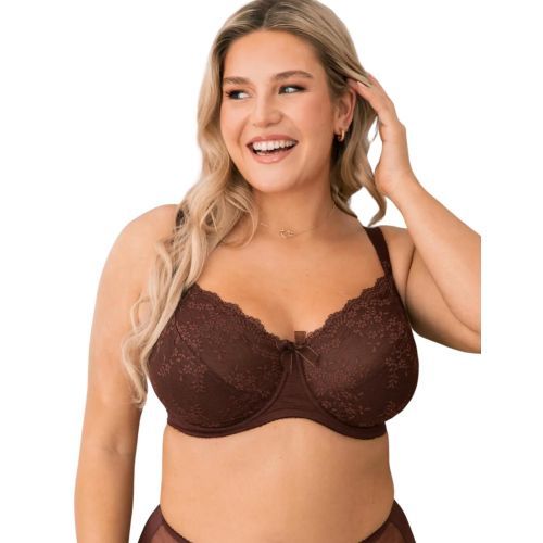 Pour Moi Flora Underwired Bra - Chocolate