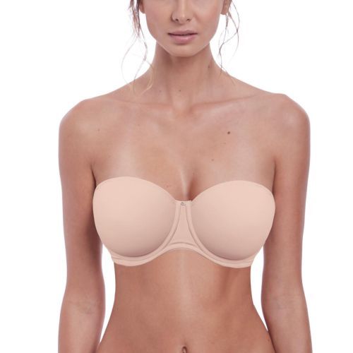 Fantasie Aura Moulded Strapless Bra - Natural Beige