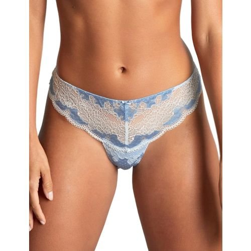 Panache Clara Thong - Dusky Blue