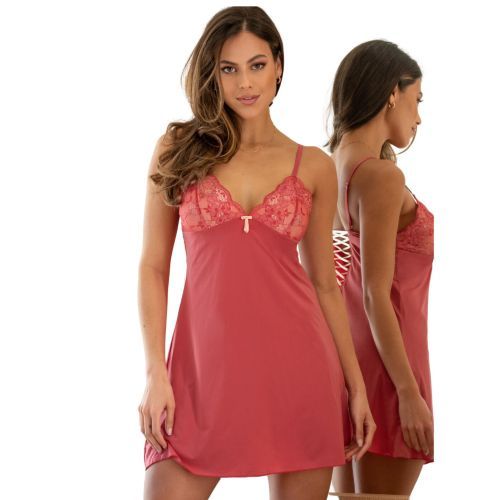 Pour Moi Amour Luxe Chemise - Rose/Soft Pink