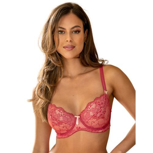 Pour Moi Amour Non Padded Balcony Bra - Rose/Soft Pink
