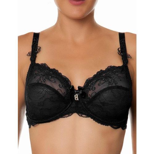 Lise Charmel Soir De Venise Full Cup Bra - Noir Diamant
