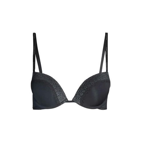 Calvin Klein CK Flirty Push Up Bra - Black