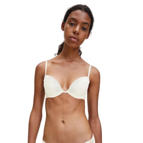 Calvin Klein CK Flirty Push Up Bra - Ivory