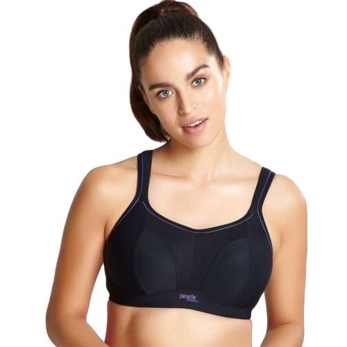 Panache Non Wired Sports Racerback Bra - Black
