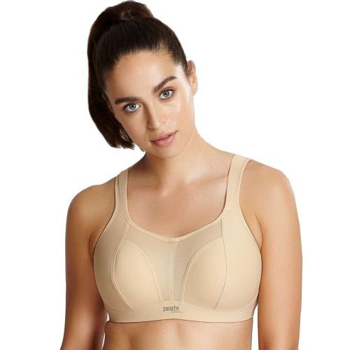 Panache Non Wired Sports Racerback Bra - Latte