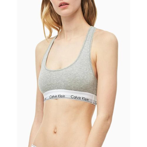 Calvin Klein Modern Cotton Bralette - Grey Heather
