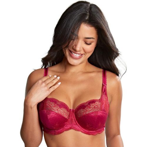 Panache Clara Full Cup Bra - Orchid/Red