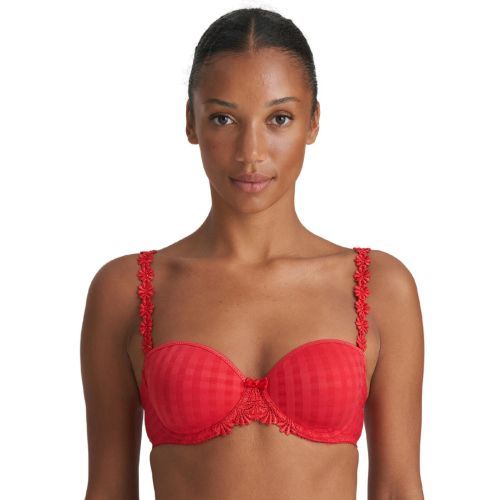 Marie Jo Avero Padded Strapless Bra - Scarlet