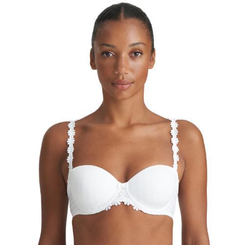 Marie Jo Avero Padded Strapless Bra - White
