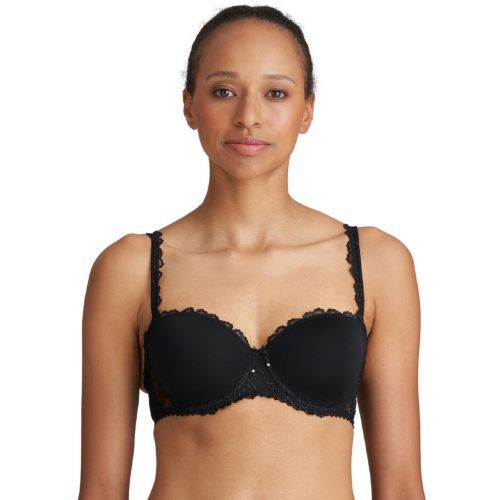 Marie Jo Jane Padded Strapless Bra - Black