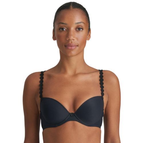 Marie Jo Tom Padded Plunge Bra - Charcoal