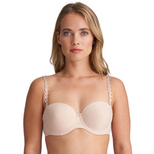 Marie Jo Tom Padded Strapless Bra - Caffe Latte
