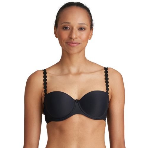 Marie Jo Tom Padded Strapless Bra - Charcoal