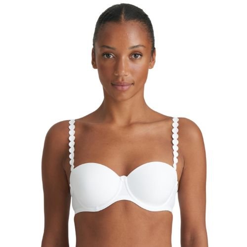 Marie Jo Tom Padded Strapless Bra - White