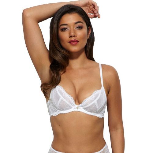 Gossard Superboost Lace Plunge Bra - White