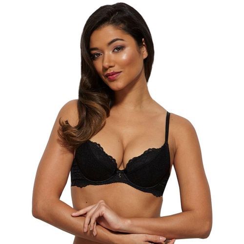 Gossard Superboost Lace Plunge Bra - Black