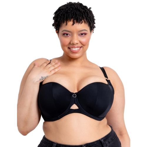 Curvy Kate Boost Me Up Padded Balcony Bra - Black