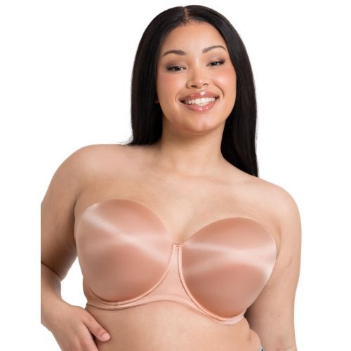 Curvy Kate Smoothie Strapless Moulded Bra - Latte
