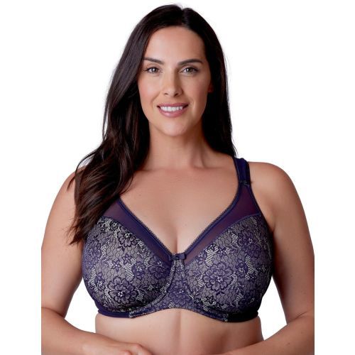 Berlei Beauty Underwired Minimiser Bra - Aubergine