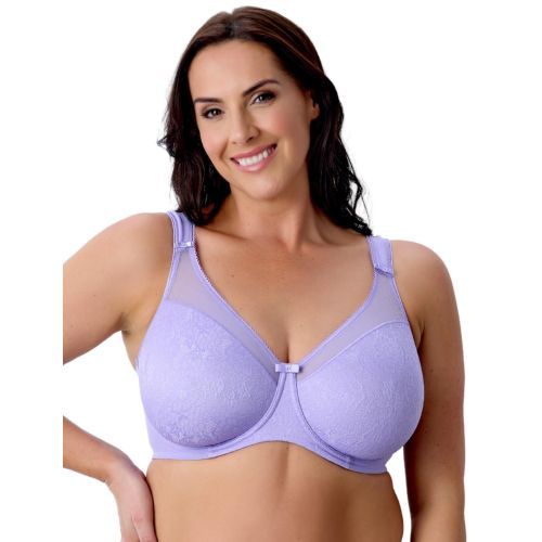 Berlei Beauty Underwired Minimiser Bra - Violet Tulip