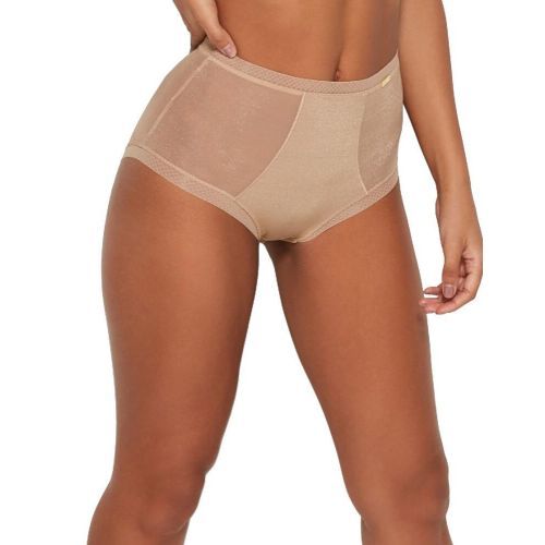 Gossard Glossies Deep Brief - Beige