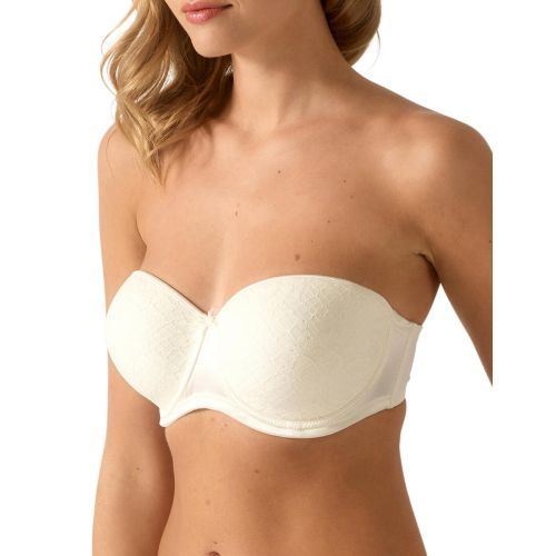 Empreinte Melody Padded Strapless Bra - Ivory